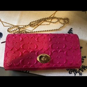 Authentic Coach Clutch! Rarely used! Look new!